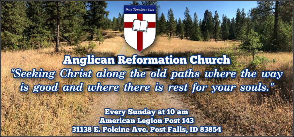 Anglican Reformation Church banner